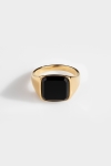 Northern Legacy Ring Onyx Signature Black Gold 
