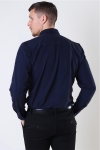Selected Slim Oliver Knit Flex Skjorte LS Dark Sapphire