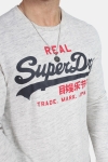 Superdry Vintage Logo Due L/S T-Shirt Urban Ice Grit