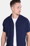 Jack & Jones Randy Resort Skjorte S/S Solid Navy Blazer