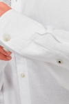 Jack & Jones Summer Band Linen Shirt LS White