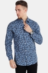 Selected Slimpen Blue Skjorte Federal Blue Multi Colo