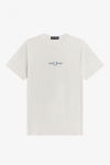Fred Perry EMBROIDERED T-SHIRT 303 Snow White