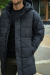 ONLY & SONS CARL LONG QUILTED COAT Black