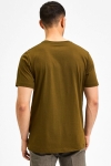 Selected NORMAN SS O-NECK TEE Dark Olive