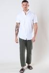 Kronstadt Johan Oxford washed S/S shirt White