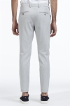 Les Deux Como Pinstripe Suit Pants Grey melange/White