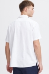 Solid Allan Cuba Linen Shirt White