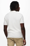 ONLY & SONS ONSMOOSE LIFE 12 SS POLO KNIT Star White