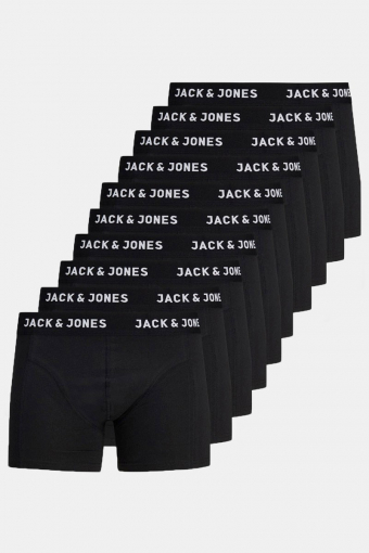 Jacsolid 10-pack Trunks Black/Black