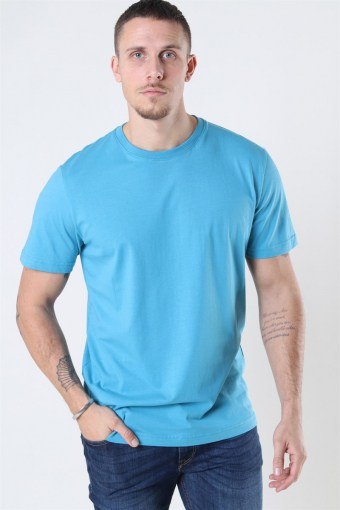 Norman 180 SS O-Neck T-shirt Bluejay