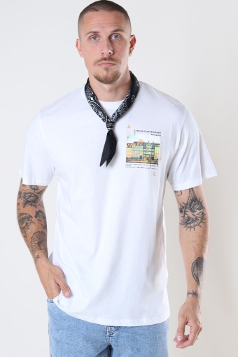 Nyhavn Brushed Cotton Tee White