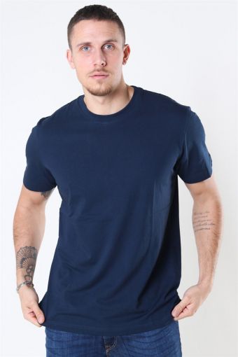 Norman 180 SS O-Neck T-shirt Navy Blazer