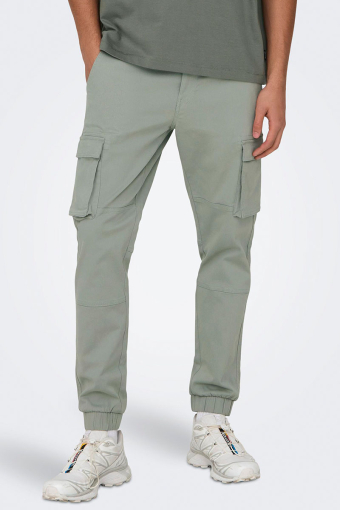 Cam Stage Cargo Cuff Pants Wrought Iron