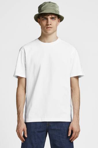 JJERELAXED TEE SS O-NECK NOOS White Relaxed