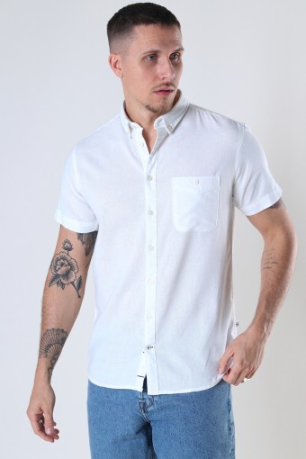 Johan Linen S/S shirt White