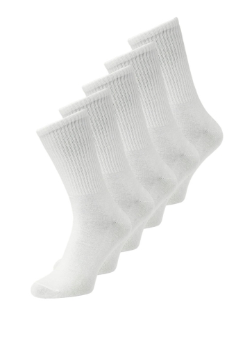 Basic Tennis Sock 5- Pack White