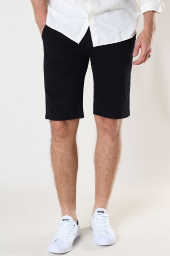 Jonas Twill shorts Black