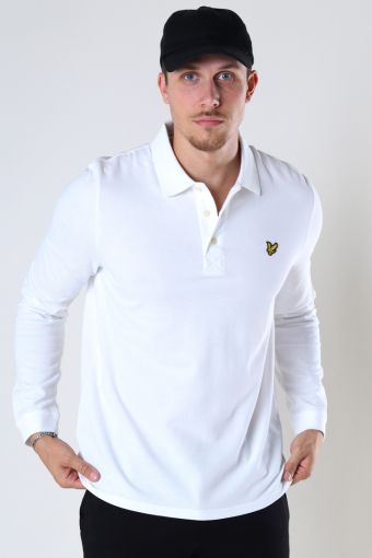 LS Polo Shirt White
