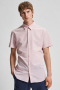 Selected SLHSLIMNEW-LINEN SHIRT SS CLASSIC W Misty Rose