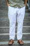 ONLY & SONS Linus Linen Pants  Bright White