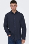 ONLY & SONS Caiden LS Linen Shirt Night Sky