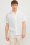 Jack & Jones Summer Resort Linen Shirt SS White