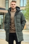 ONLY & SONS CARL LONG QUILTED COAT Peat