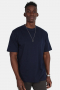 Basic Brand Oversize T-shirt Blue Navy